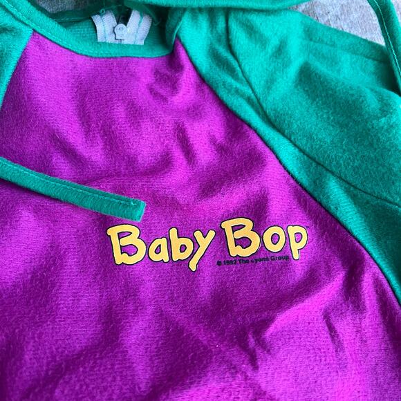 SOLD The Lyons Group 1992 Barney Baby Bop 2-PC Costume Baby Sz 1-2 Years As-is - Picture 7 of 12